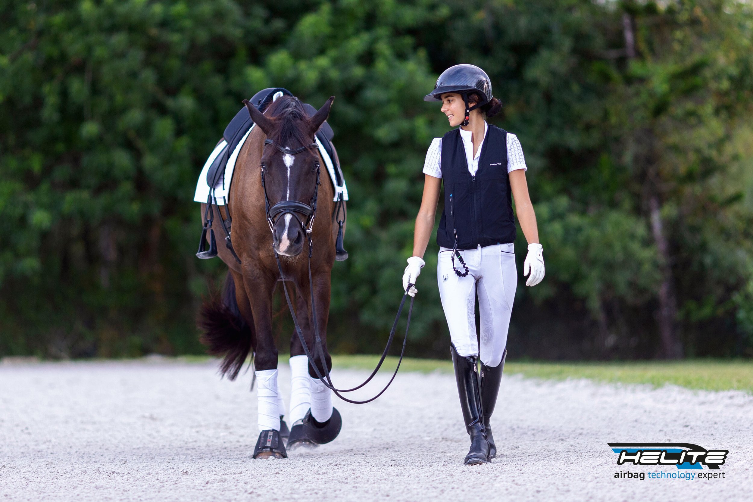 Helite airbags for equestrians