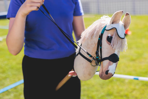 Hobby horse competition is no joke for young riders
